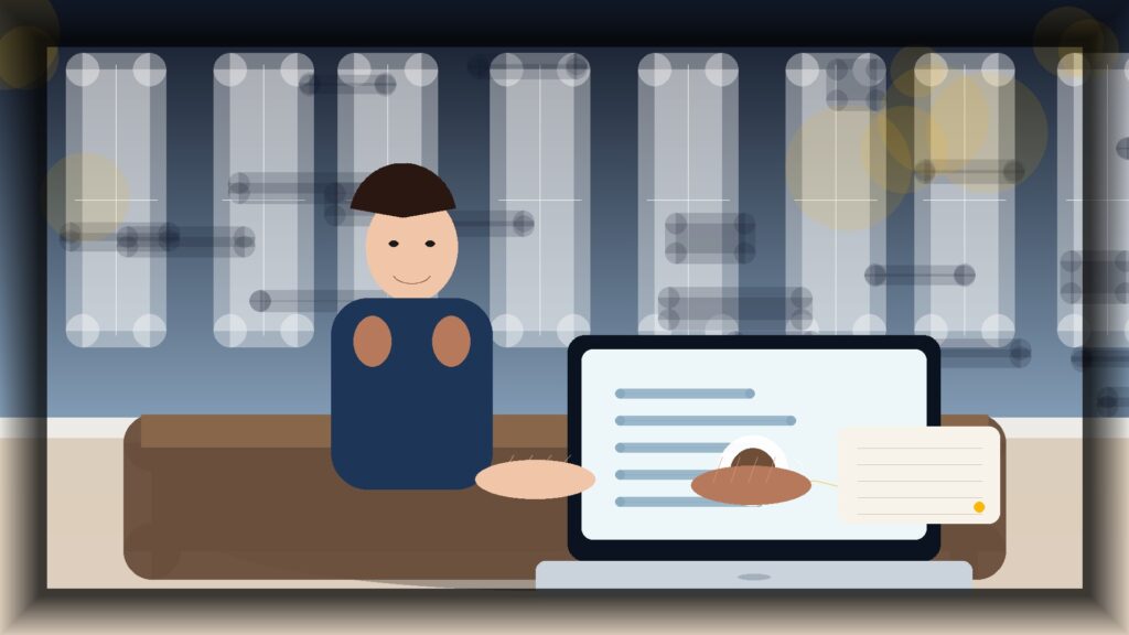 Imagem humanizada relacionada a Tendências de web design