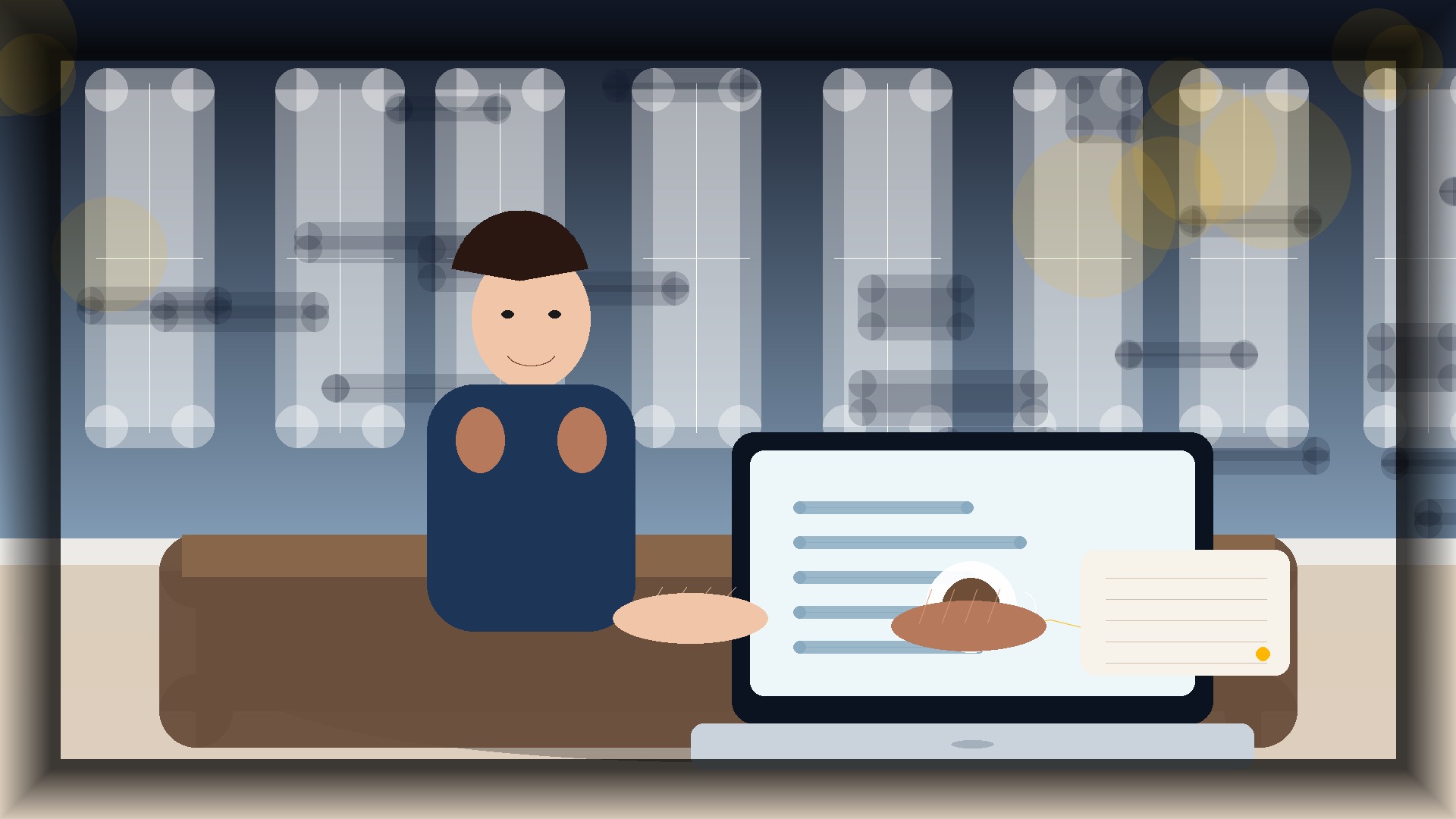 Imagem humanizada relacionada a Tendências de web design