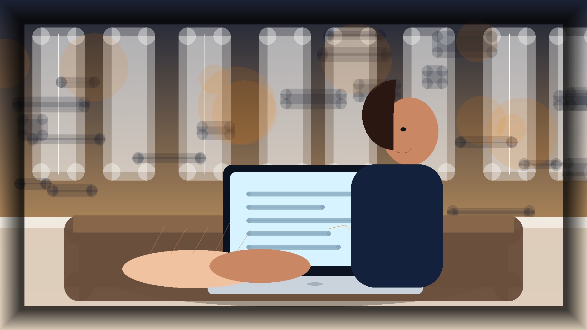 Imagem humanizada relacionada a Performance e velocidade de sites