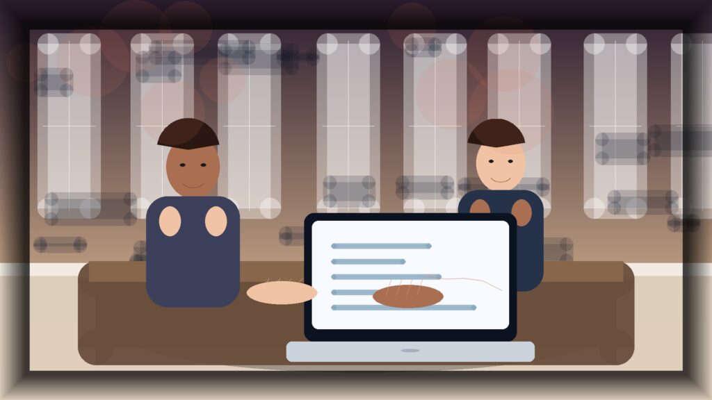 Imagem humanizada relacionada a Marketing digital para pequenas empresas