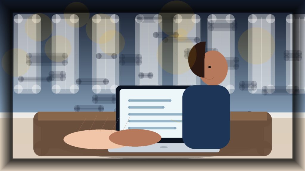 Imagem humanizada relacionada a Copywriting para sites