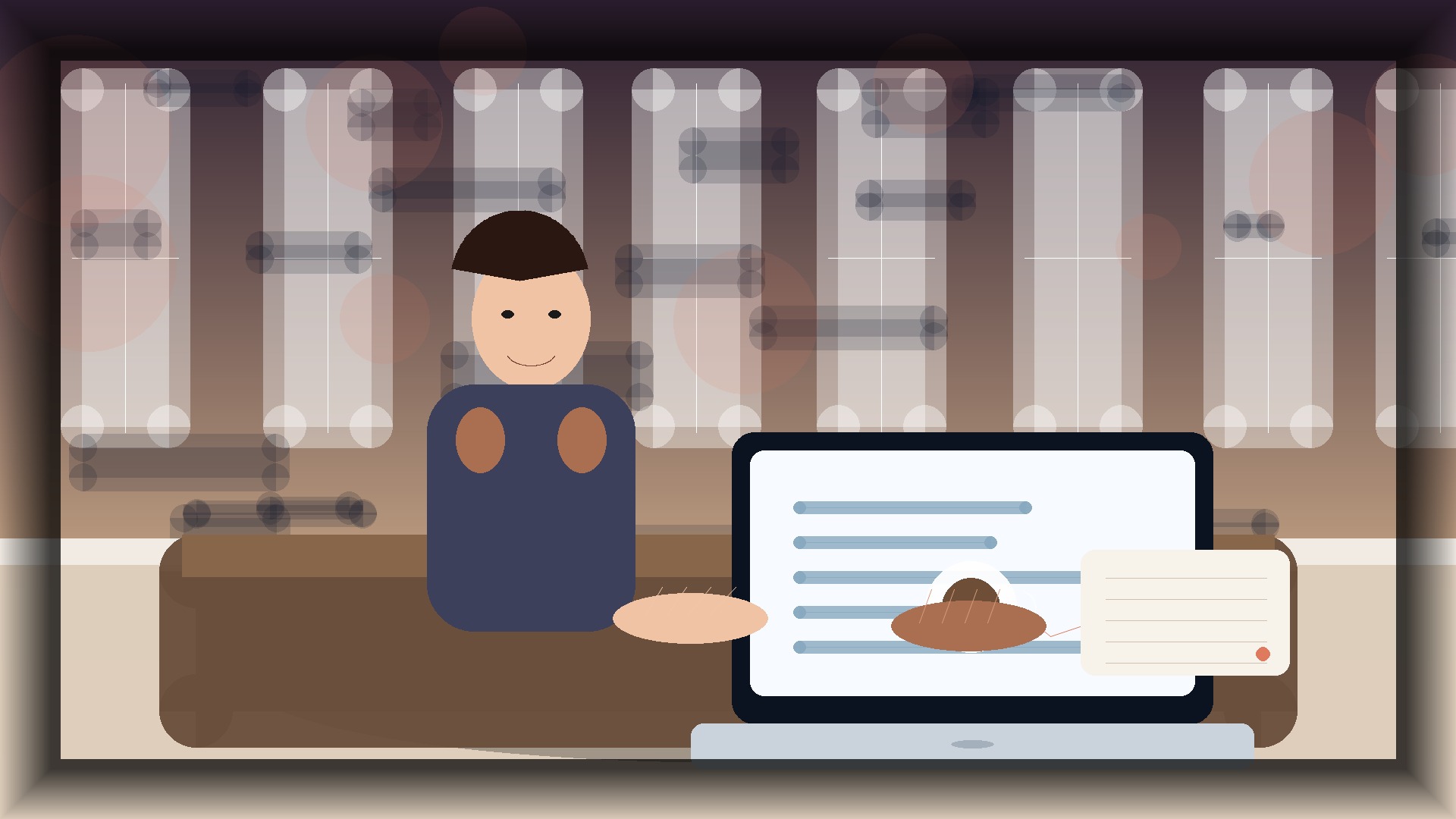 Imagem humanizada relacionada a Copywriting para sites