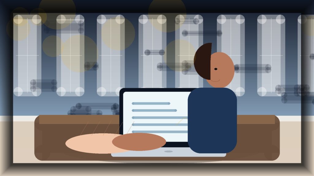 Imagem humanizada relacionada a Hospedagem para WordPress