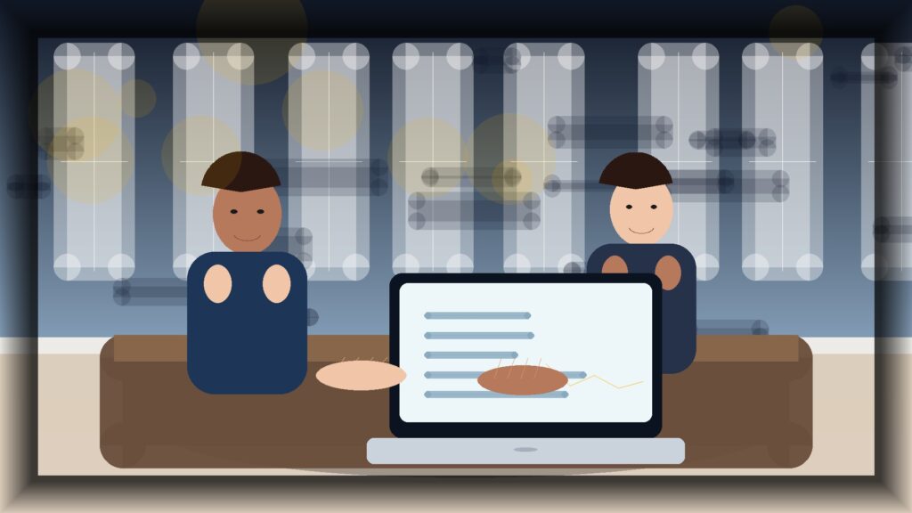 Imagem humanizada relacionada a Domínios e configuração de sites