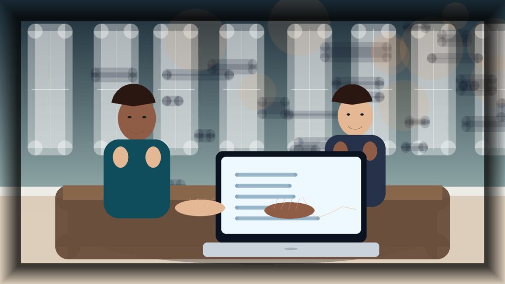 Imagem humanizada relacionada a Design de sites modernos