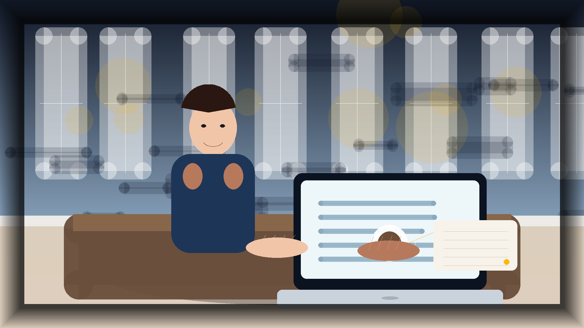 Imagem humanizada relacionada a Copywriting para sites