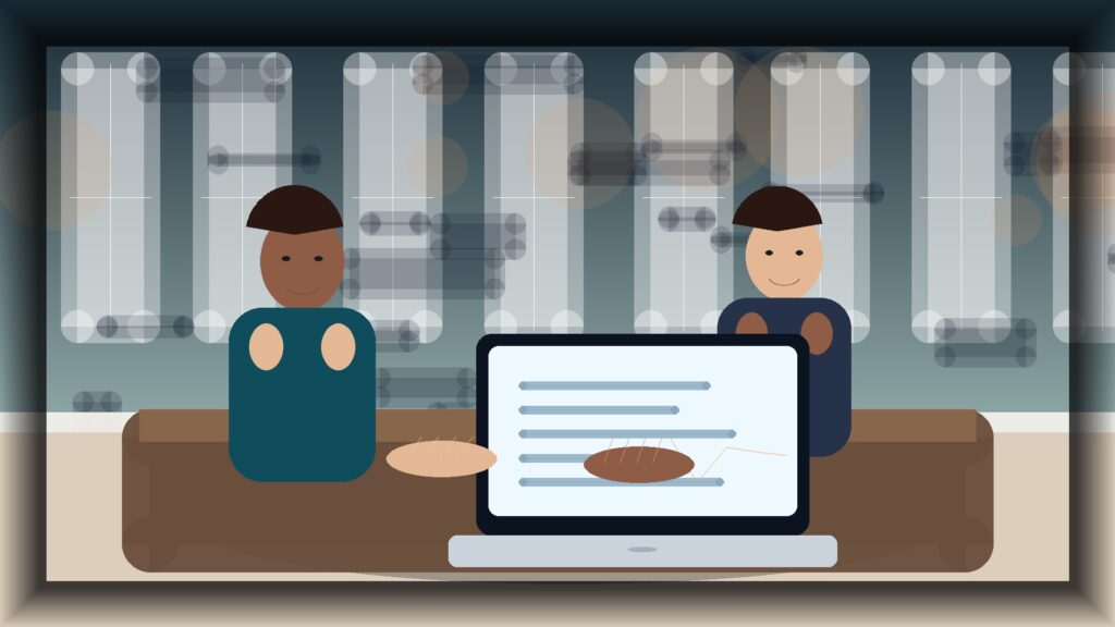 Imagem humanizada relacionada a Manutenção de sites