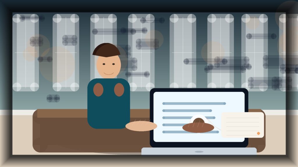 Imagem humanizada relacionada a Google Analytics