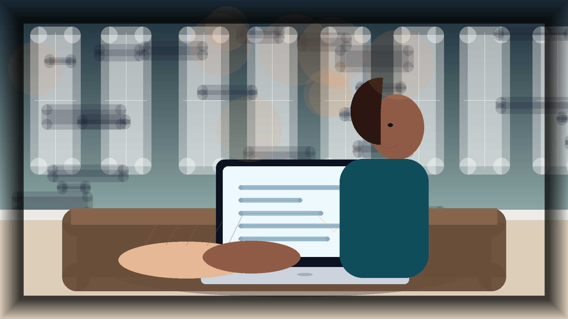 Imagem humanizada relacionada a Gestão de lojas online