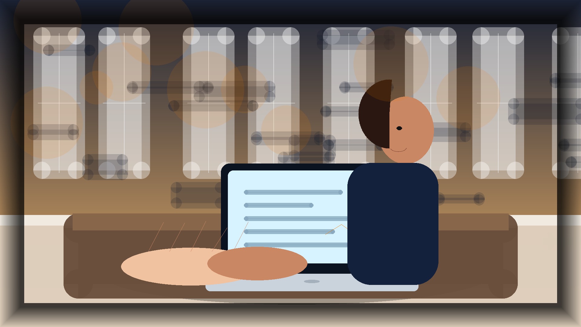 Imagem humanizada relacionada a Performance e velocidade de sites