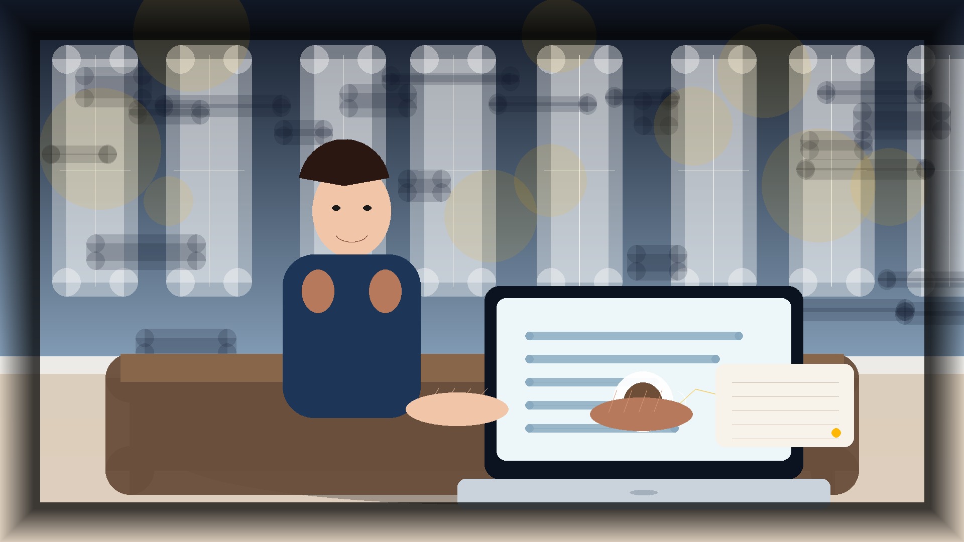 Imagem humanizada relacionada a Design de sites modernos