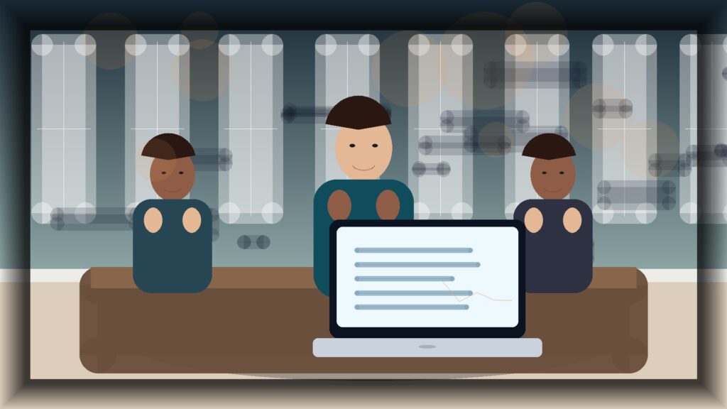 Imagem humanizada relacionada a Performance e velocidade de sites