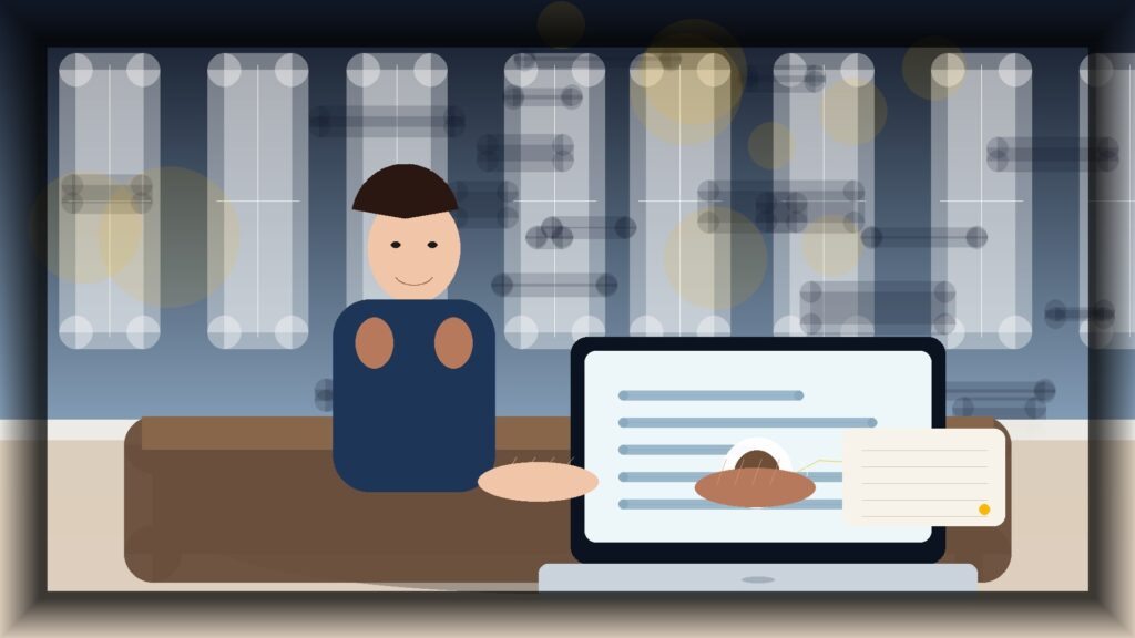 Imagem humanizada relacionada a Experiência do usuário em lojas virtuais