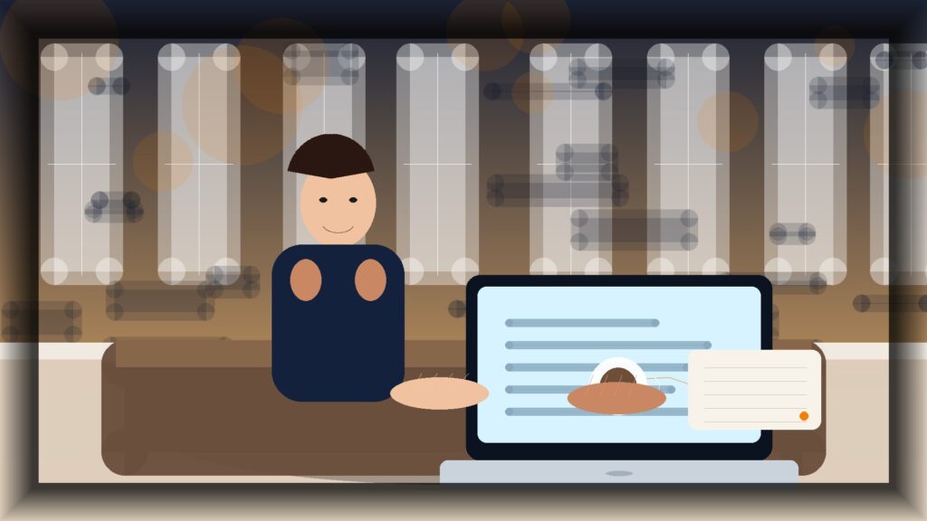 Imagem humanizada relacionada a Hospedagem para WordPress