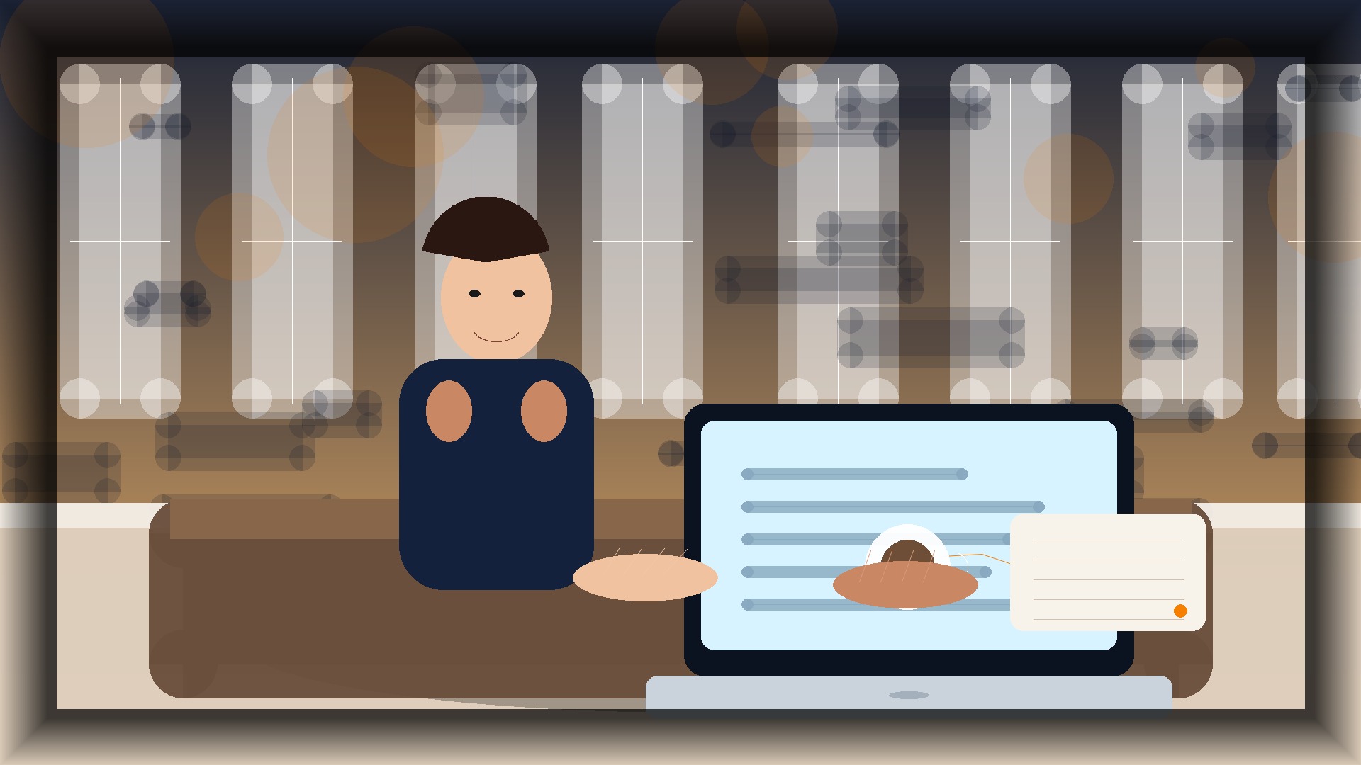 Imagem humanizada relacionada a Hospedagem para WordPress