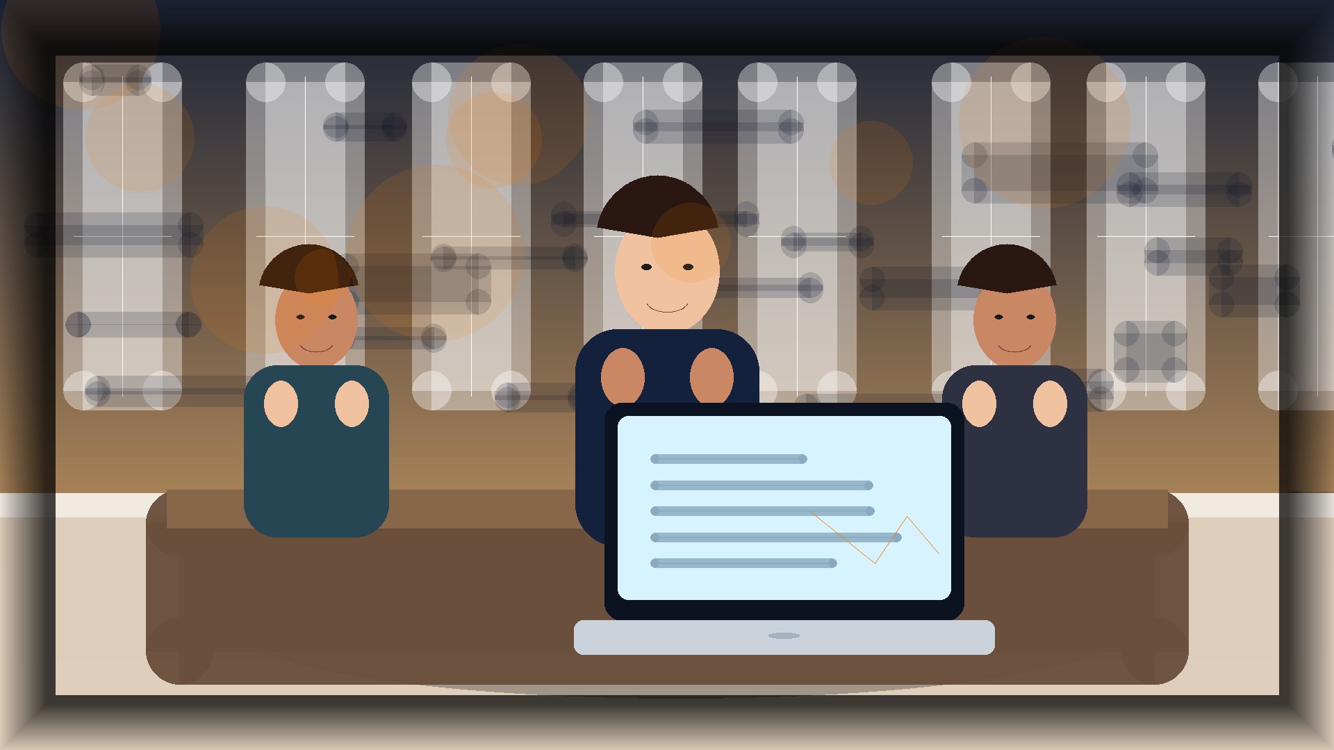 Imagem humanizada relacionada a Gestão de lojas online
