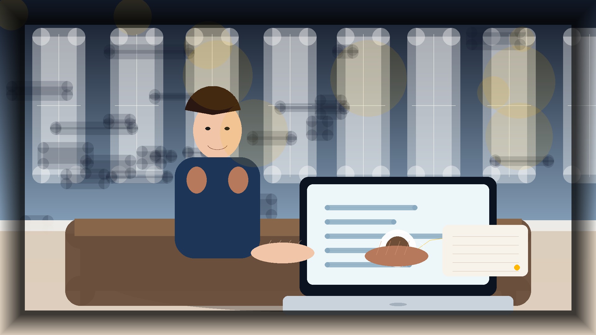 Imagem humanizada relacionada a Tendências de web design