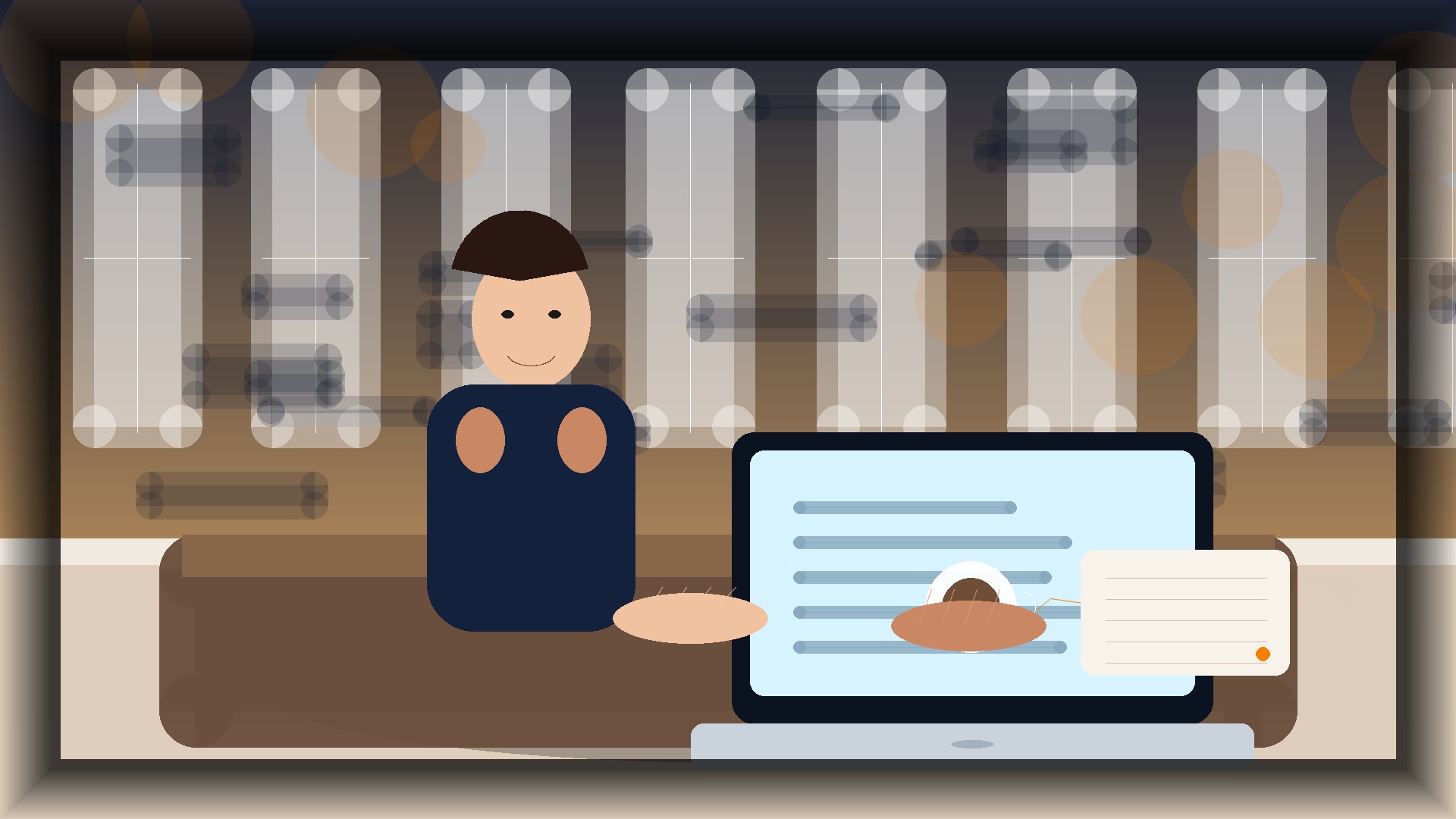 Imagem humanizada relacionada a Design de sites modernos