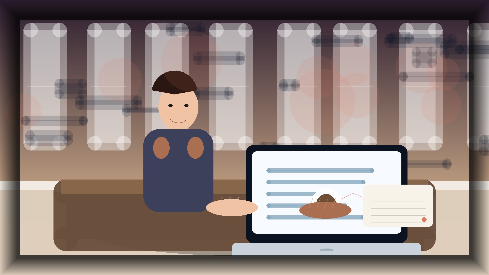 Imagem humanizada relacionada a Copywriting para sites