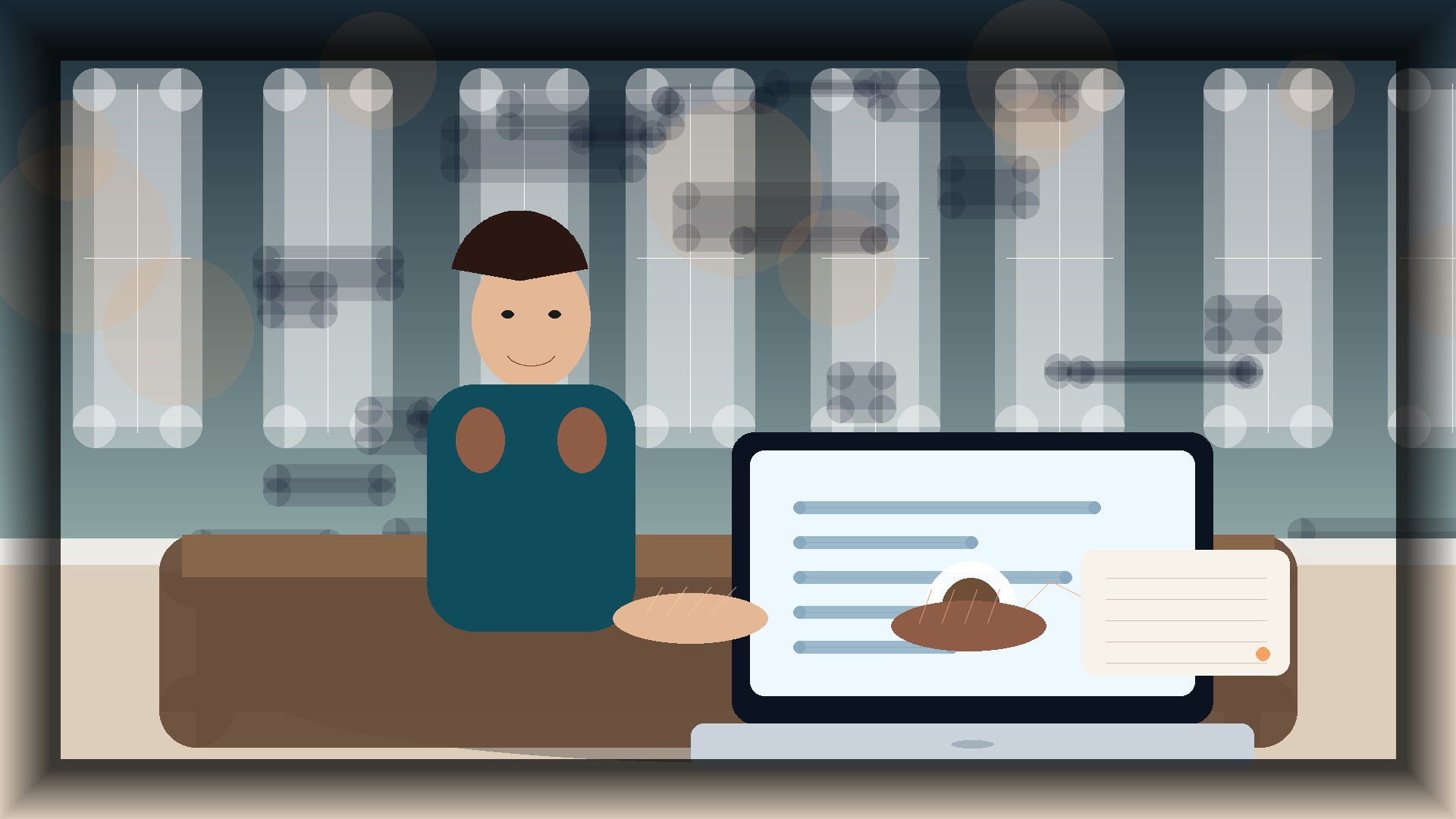 Imagem humanizada relacionada a Analytics e métricas digitais