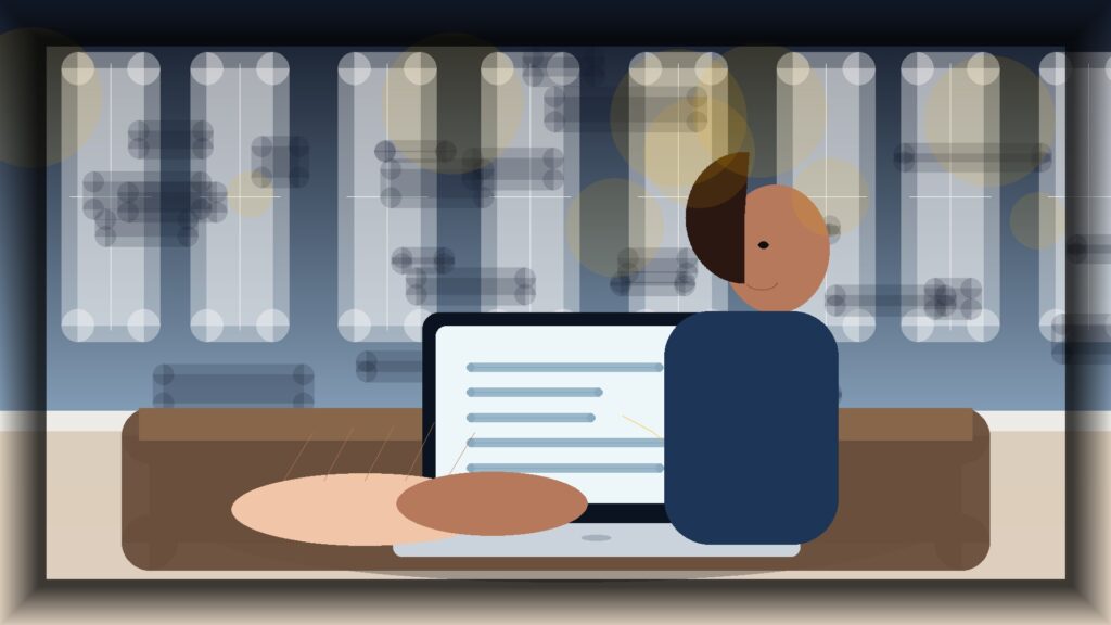 Imagem humanizada relacionada a Performance e velocidade de sites