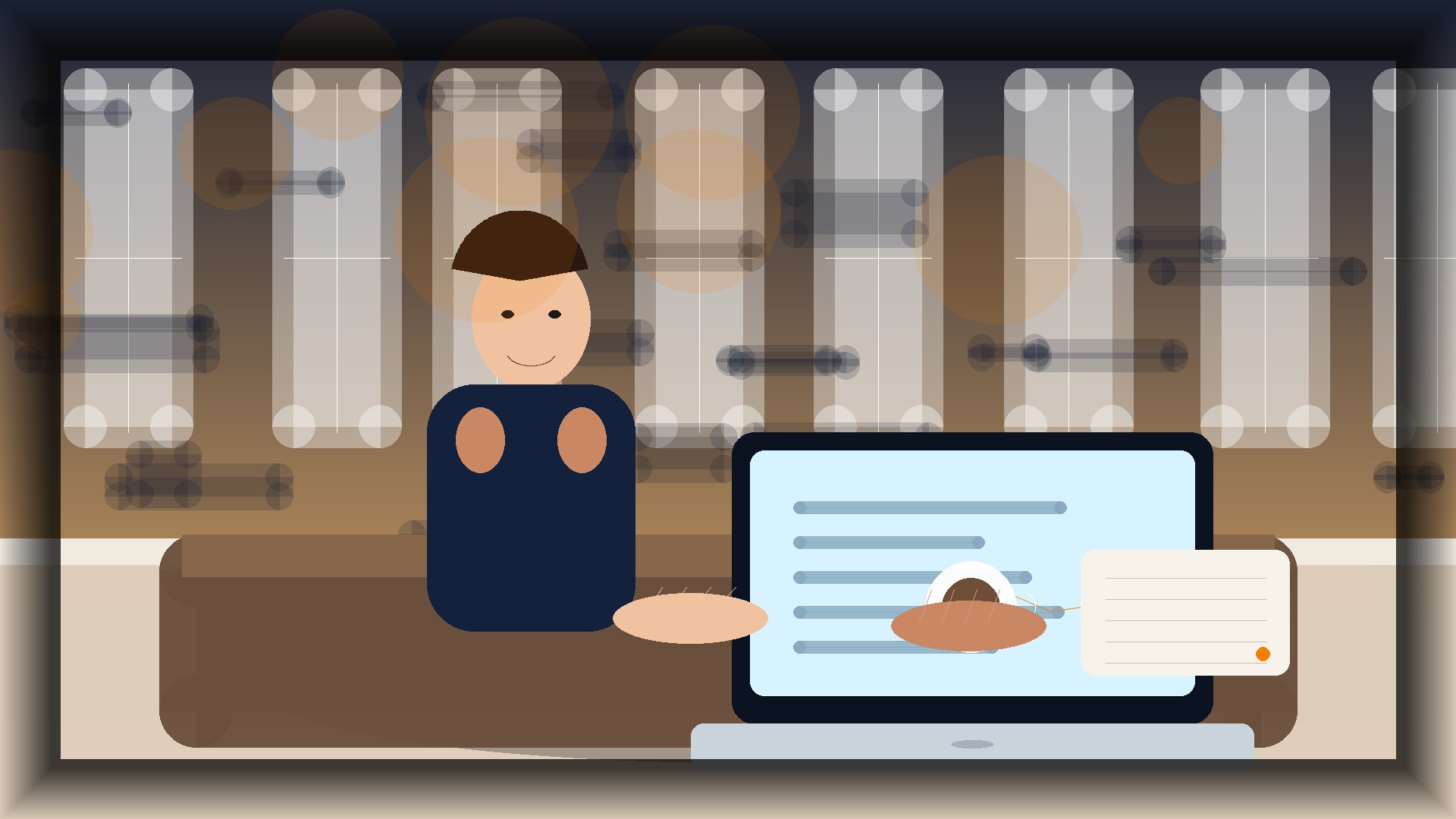 Imagem humanizada relacionada a Criação de conteúdo digital
