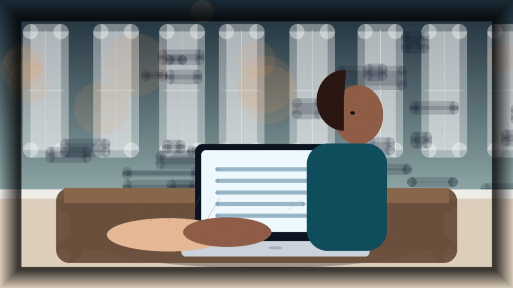 Imagem humanizada relacionada a Copywriting para sites