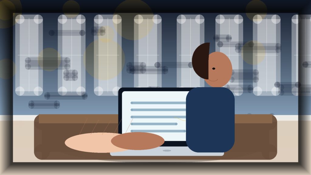 Imagem humanizada relacionada a Manutenção de sites