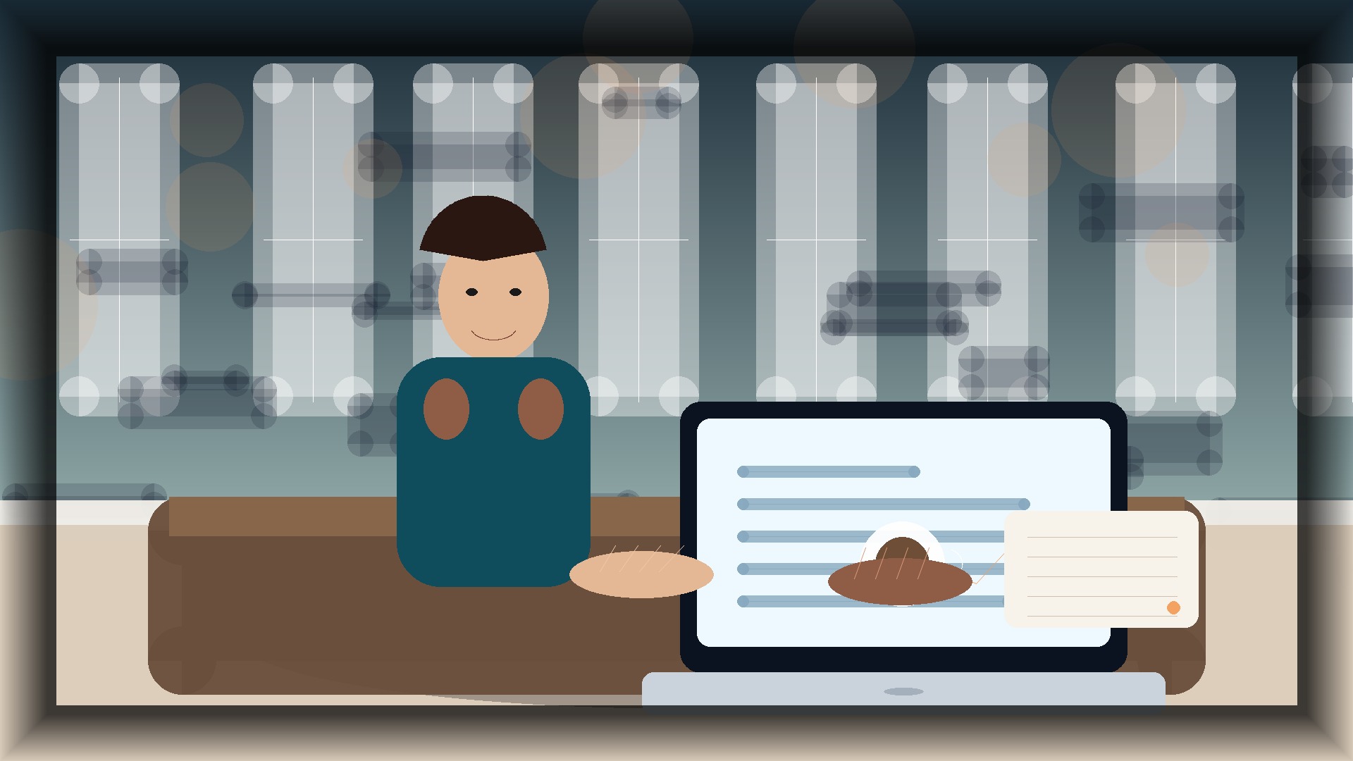 Imagem humanizada relacionada a Domínios e configuração de sites