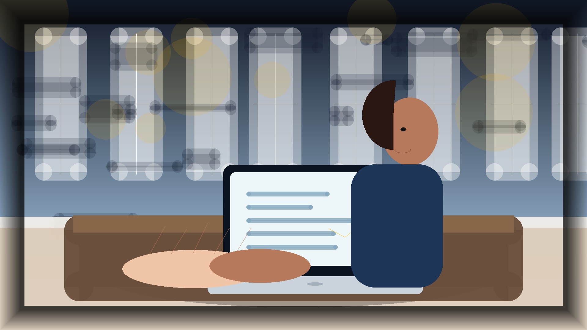 Imagem humanizada relacionada a Desenvolvimento de sites profissionais
