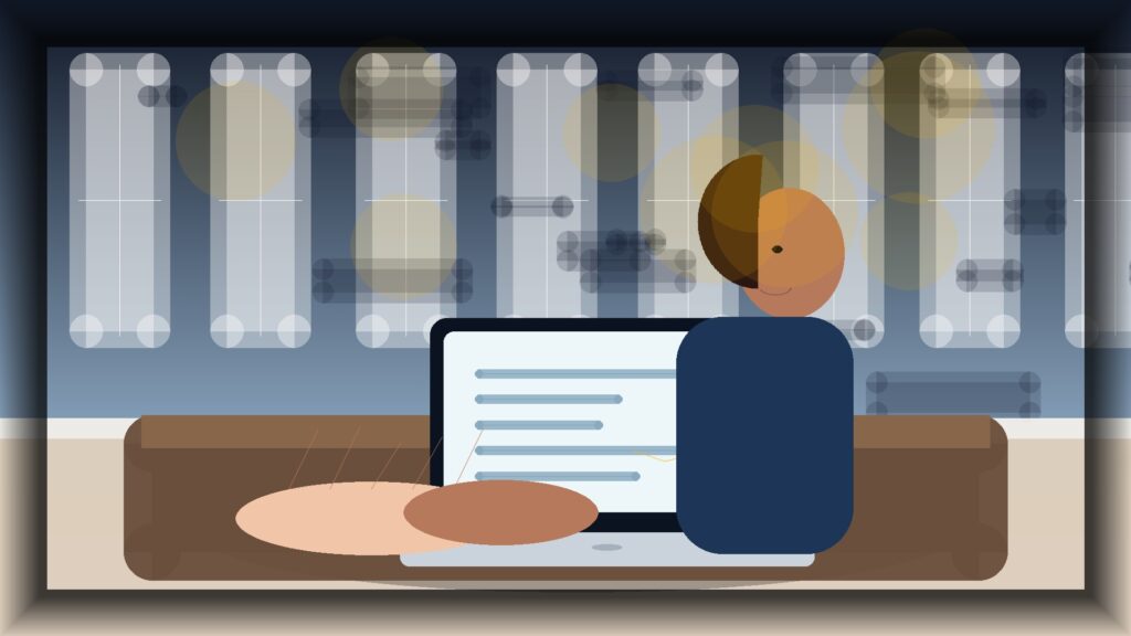 Imagem humanizada relacionada a Manutenção de sites