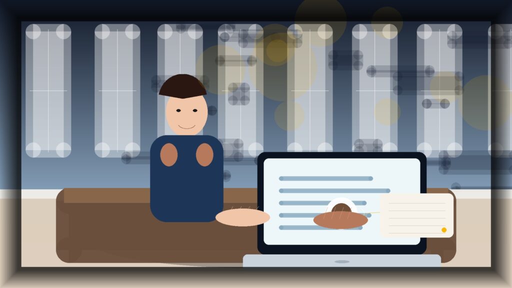 Imagem humanizada relacionada a Inteligência artificial no marketing