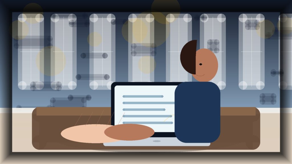 Imagem humanizada relacionada a Copywriting para sites