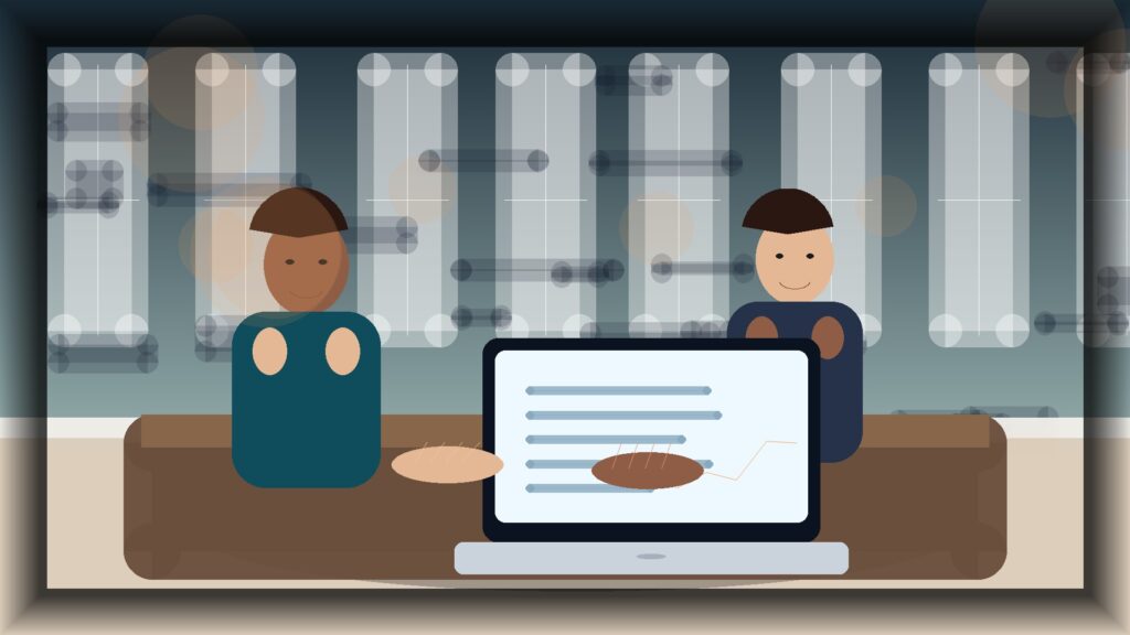 Imagem humanizada relacionada a Analytics e métricas digitais