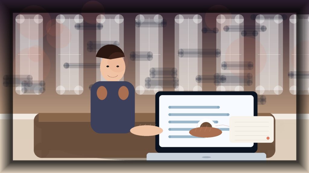 Imagem humanizada relacionada a Performance e velocidade de sites