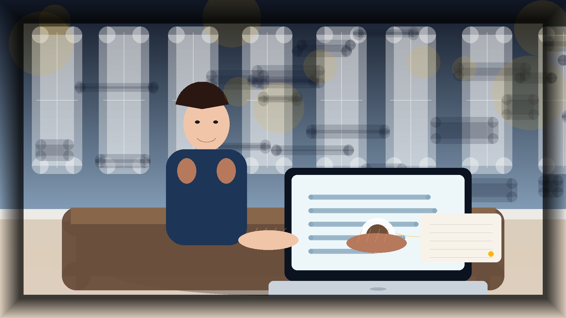 Imagem humanizada relacionada a Google Analytics
