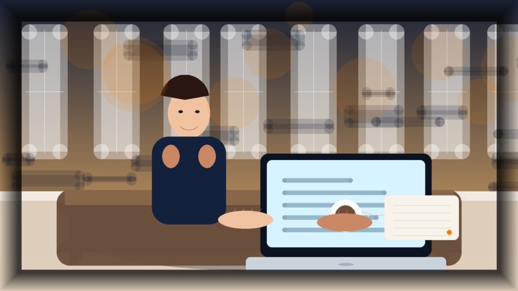 Imagem humanizada relacionada a Inteligência artificial no marketing