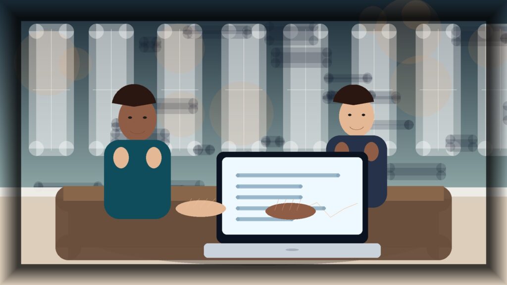 Imagem humanizada relacionada a Performance e velocidade de sites