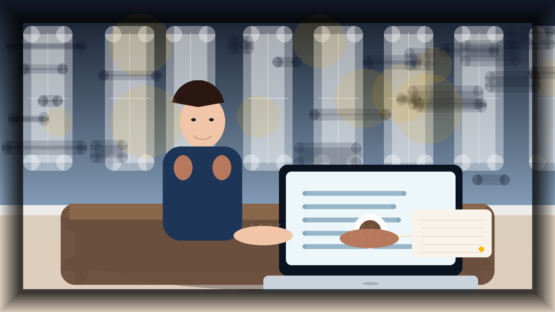 Imagem humanizada relacionada a SEO para WordPress