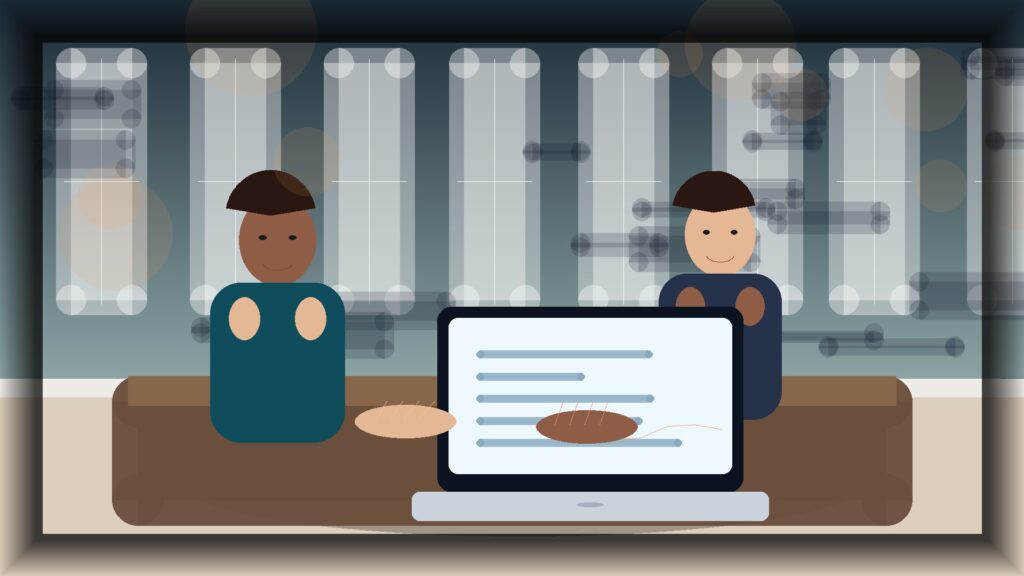 Imagem humanizada relacionada a Manutenção de sites