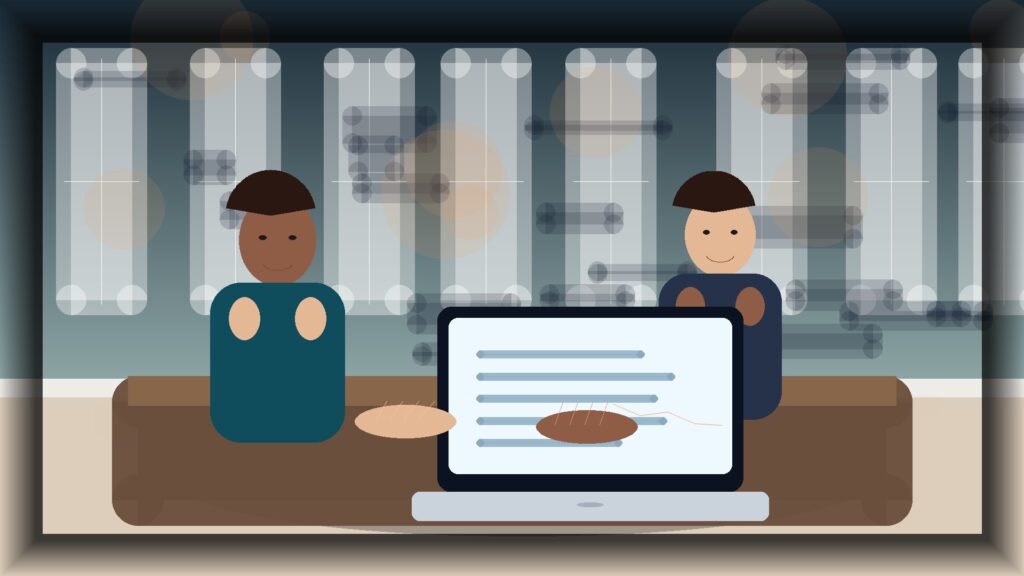 Imagem humanizada relacionada a Analytics e métricas digitais