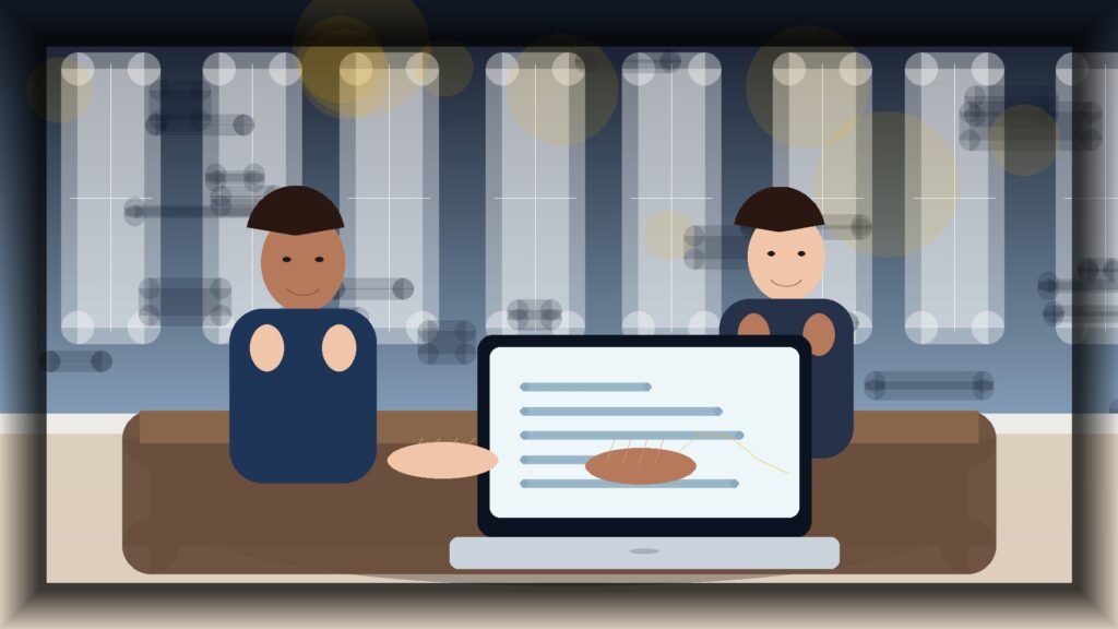 Imagem humanizada relacionada a Criação de conteúdo digital