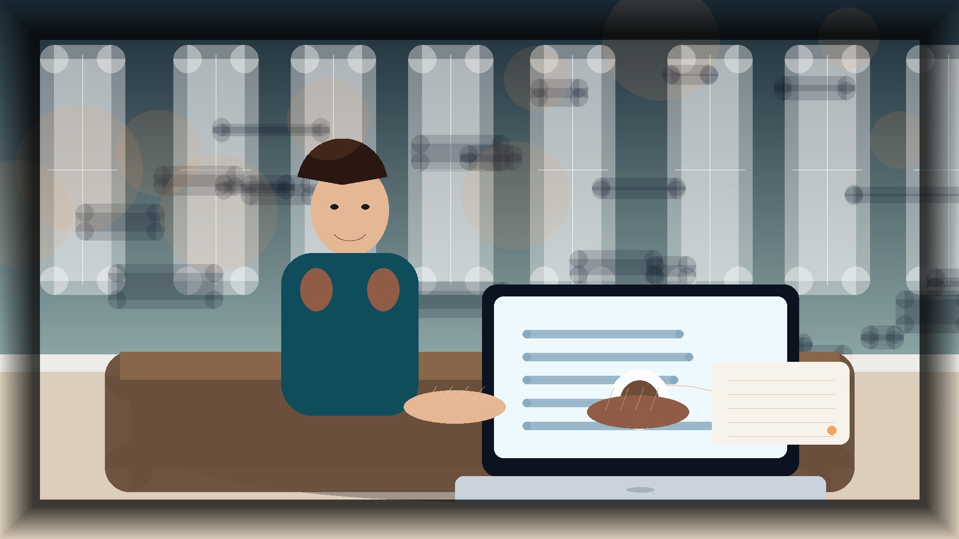 Imagem humanizada relacionada a Copywriting para sites