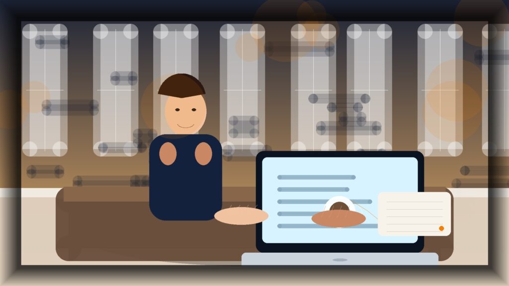 Imagem humanizada relacionada a Manutenção de sites