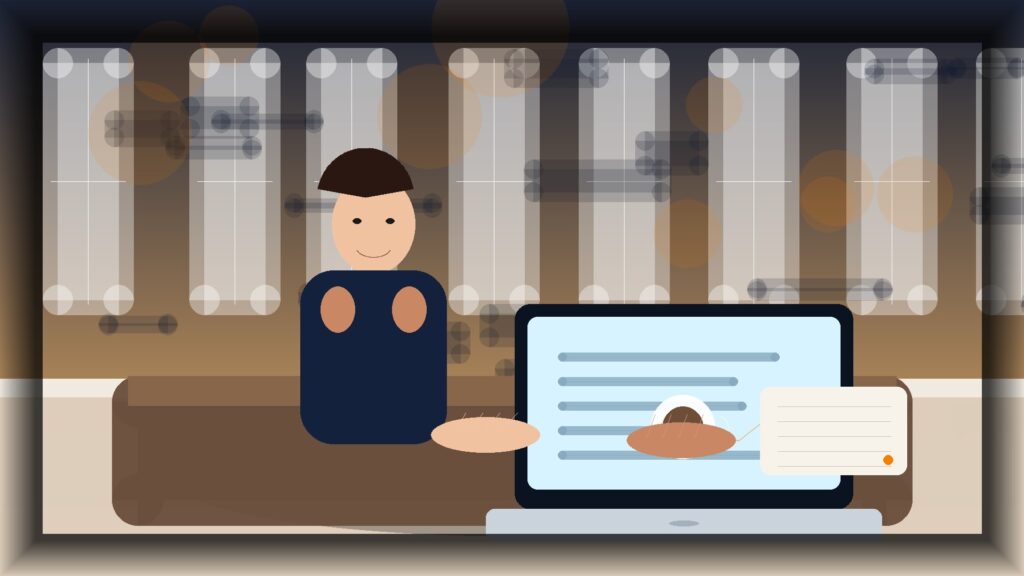 Imagem humanizada relacionada a Analytics e métricas digitais