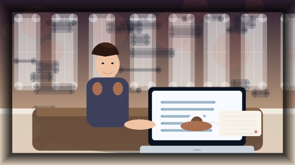 Imagem humanizada relacionada a Desenvolvimento de sites profissionais