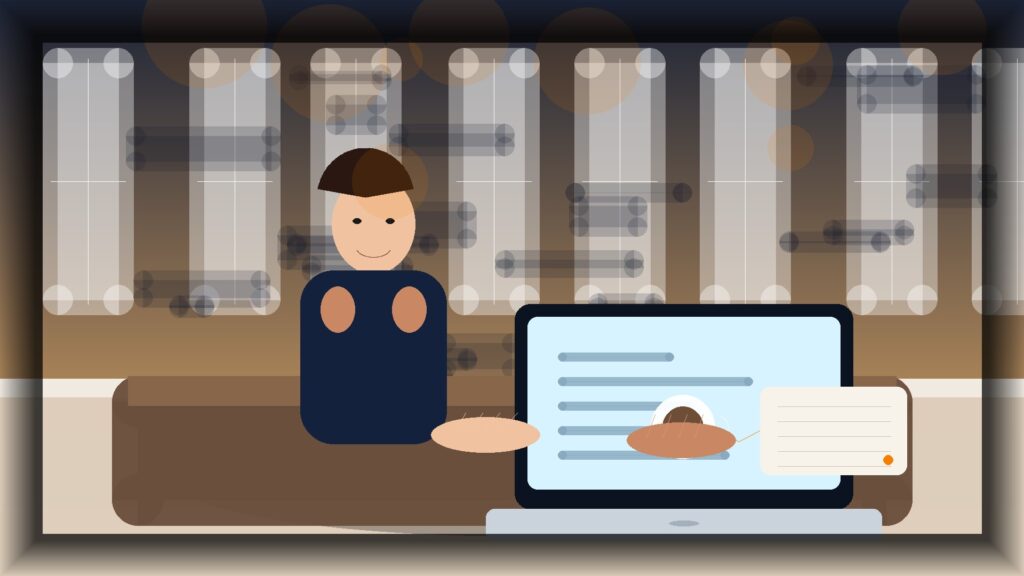Imagem humanizada relacionada a Conversão de vendas online