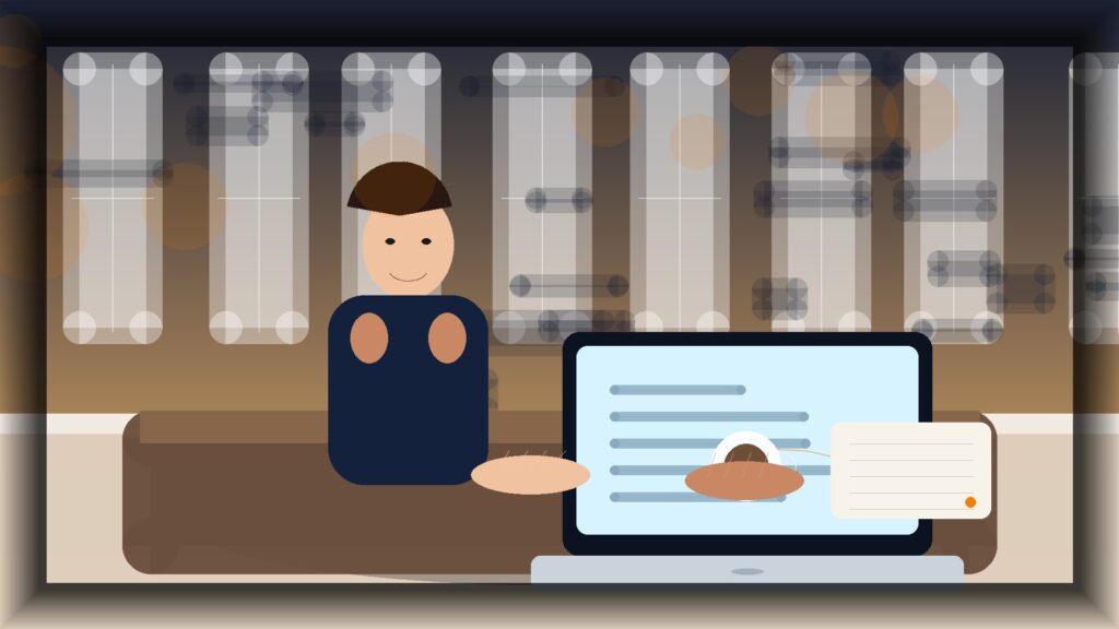 Imagem humanizada relacionada a Hospedagem para WordPress