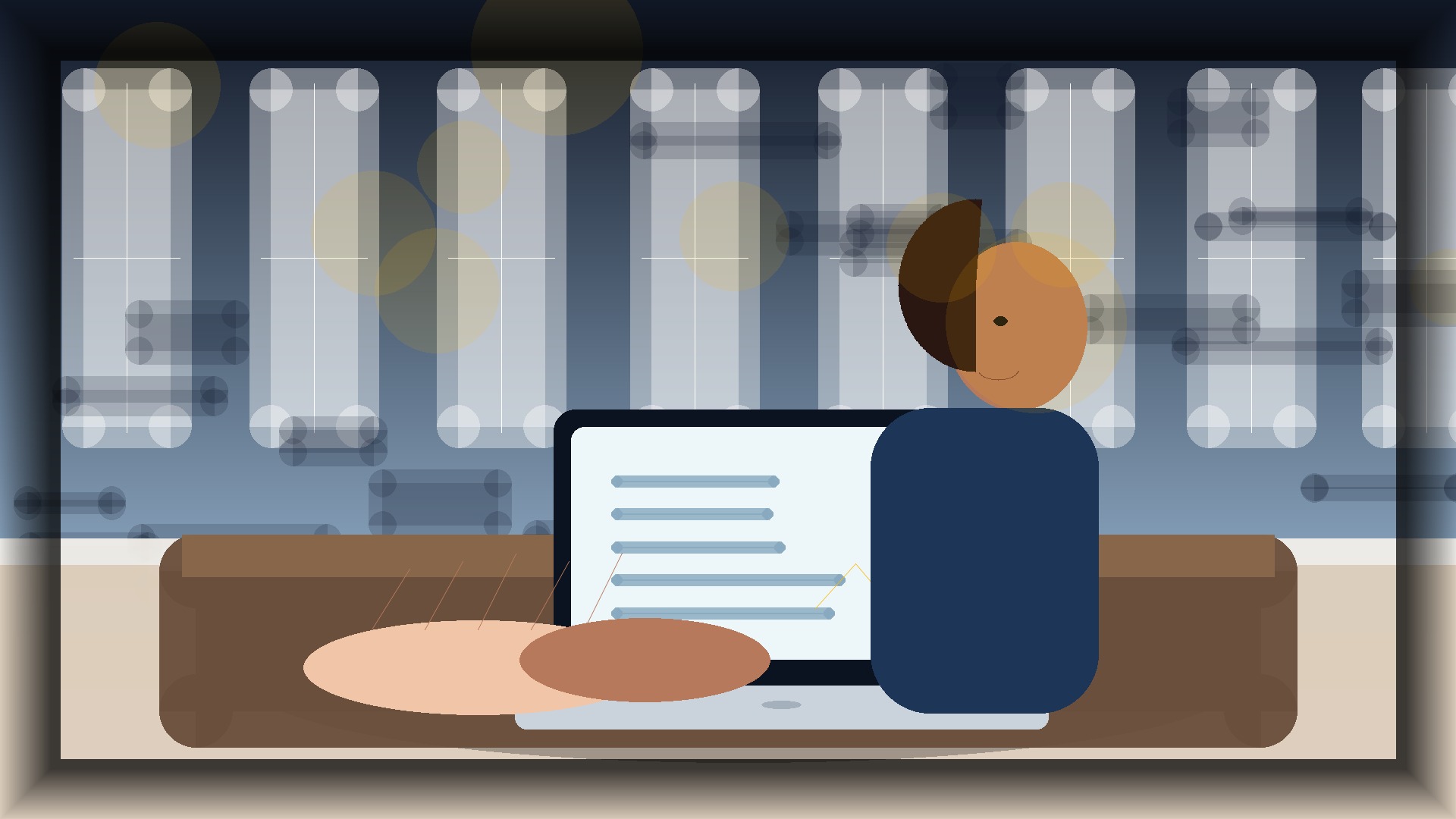 Imagem humanizada relacionada a Domínios e configuração de sites
