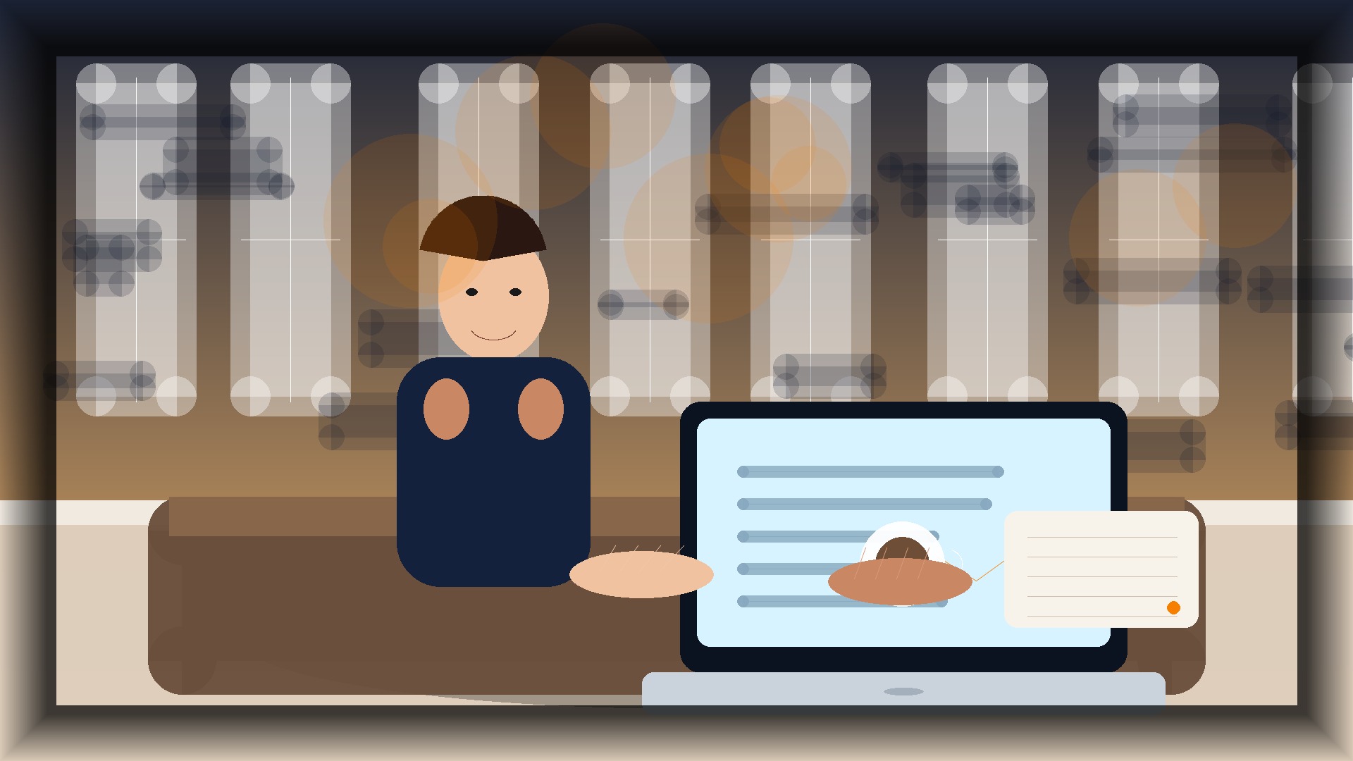 Imagem humanizada relacionada a Analytics e métricas digitais